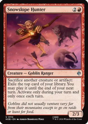Snowslope Hunter (112) [The Hobbit] Foil