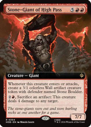 Stone-Giant of High Pass (Extended Art) (304) [The Hobbit] Foil