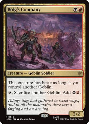 Bolg's Company (149) [The Hobbit] Foil