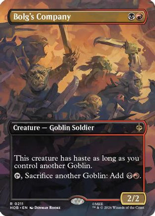 Bolg's Company (Borderless) (211) [The Hobbit] Foil
