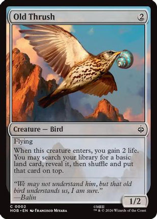 Old Thrush (002) [The Hobbit]