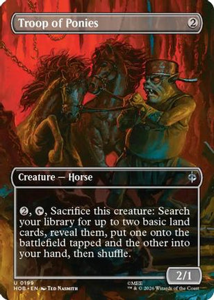Troop of Ponies (Borderless) (199) [The Hobbit] Foil