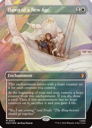 Dawn of a New Age (Borderless) (Surge Foil) (053) [The Hobbit: Eternal-Legal] Foil