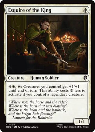 Esquire of the King (166) [The Hobbit: Eternal-Legal]