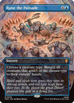Raise the Palisade (Borderless) (018) [The Hobbit: Eternal-Legal] Foil