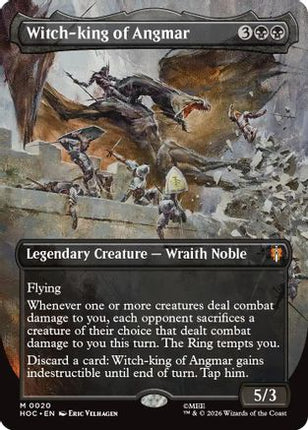 Witch-king of Angmar (Borderless) (020) [The Hobbit: Eternal-Legal] Foil