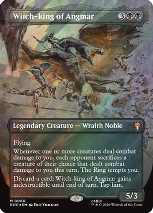 Witch-king of Angmar (Borderless) (Surge Foil) (060) [The Hobbit: Eternal-Legal] Foil