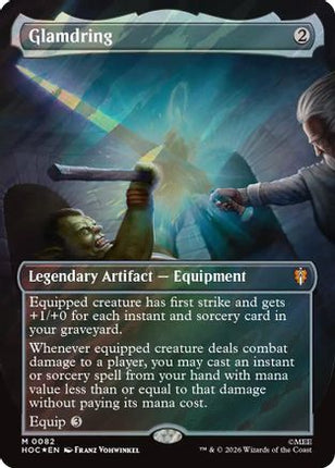 Glamdring (Borderless) (Surge Foil) (082) [The Hobbit: Eternal-Legal] Foil