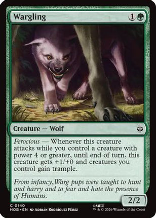 Wargling (140) [The Hobbit]