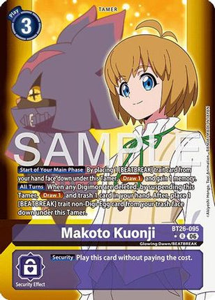 Makoto Kuonji (Alternate Art) [BT26-095] [Timeless Bonds] Foil
