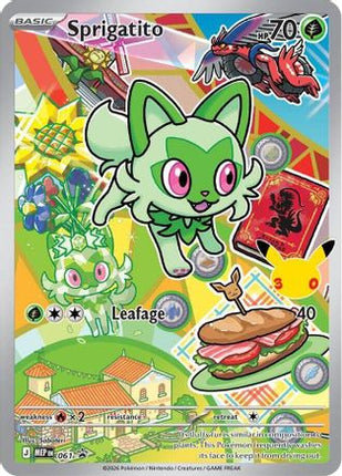 Sprigatito -  061 061- First Partner Collection 2026 Holofoil