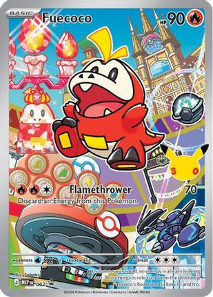 Fuecoco -  062 062- First Partner Collection 2026 Holofoil