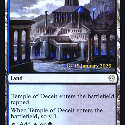 Temple of Deceit [Theros Beyond Death Promos] Prerelease Foil