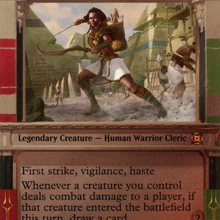 Samut, Vizier of Naktamun (Showcase) (Borderless) [March of the Machine: The Aftermath]