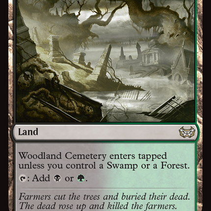 Woodland Cemetery [Duskmourn: House of Horror Commander]
