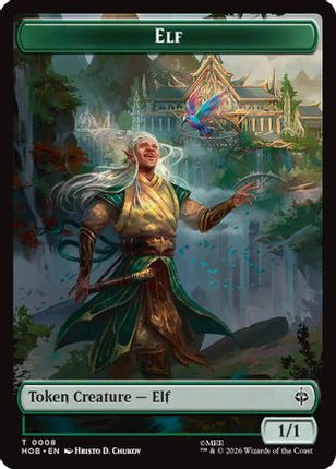 Elf // Treasure (0013) Double-Sided Token (8 // 13) [The Hobbit] Foil