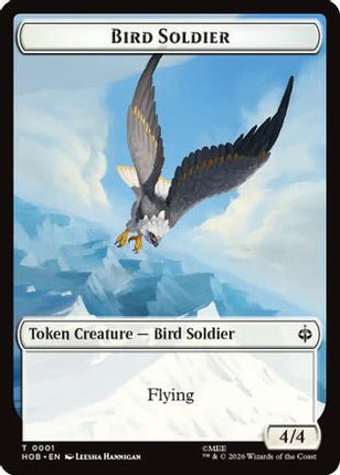 Bird Soldier // Axe Double-Sided Token (1 // 10) [The Hobbit] Foil