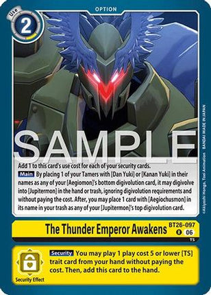 The Thunder Emperor Awakens [BT26-097] [Timeless Bonds] Foil