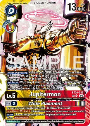 Jupitermon // Wide Plasment (SP) [BT26-033] [Timeless Bonds] Foil