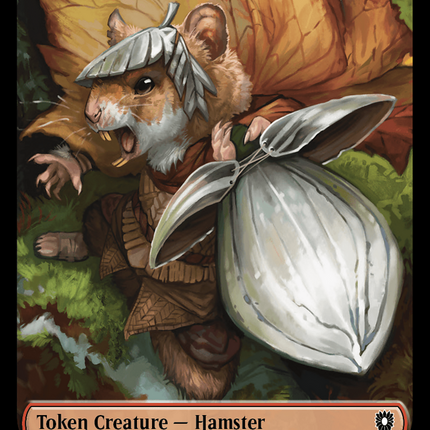 Hamster [Bloomburrow Commander Tokens]
