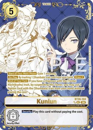 Kunlun (Rare Pull) [BT26-104] [Timeless Bonds] Foil