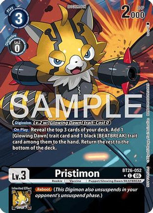 Pristimon (Alternate Art) [BT26-052] [Timeless Bonds] Foil