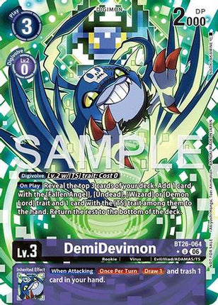 DemiDevimon (Alternate Art) [BT26-064] [Timeless Bonds] Foil