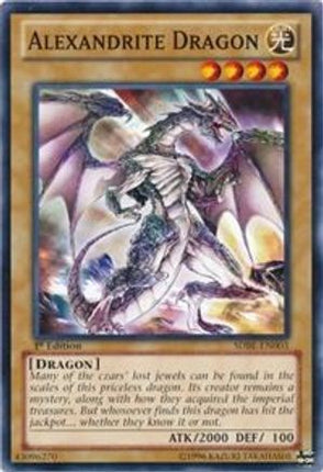 Alexandrite Dragon (Common / Short Print) [SDBE-EN003] Structure Deck: Saga of Blue-Eyes White Dragon Unlimited