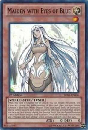 Maiden with Eyes of Blue (Super Rare) [SDBE-EN006] Structure Deck: Saga of Blue-Eyes White Dragon Unlimited