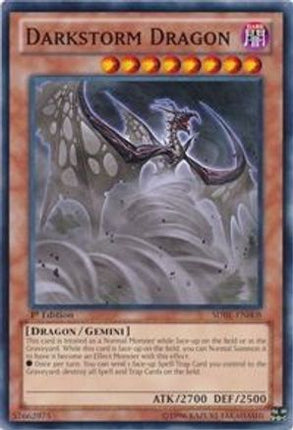 Darkstorm Dragon (Common / Short Print) [SDBE-EN008] Structure Deck: Saga of Blue-Eyes White Dragon 1st Edition