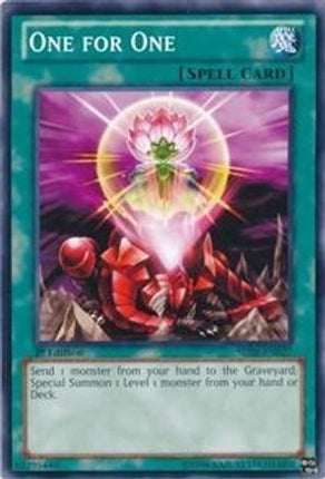 One for One (Common / Short Print) [SDBE-EN027] Structure Deck: Saga of Blue-Eyes White Dragon 1st Edition