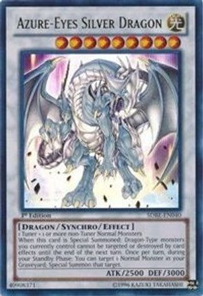 Azure-Eyes Silver Dragon (Ultra Rare) [SDBE-EN040] Structure Deck: Saga of Blue-Eyes White Dragon Unlimited