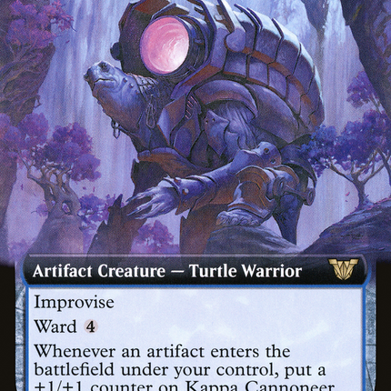 Kappa Cannoneer (Extended Art) [Neon Dynasty Commander]
