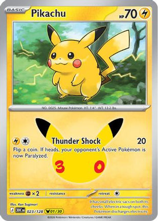 Pikachu - 023/128 023/128 - ME 30th Celebration Holofoil