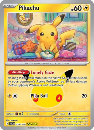 Pikachu - 028/128 028/128 - ME 30th Celebration Holofoil