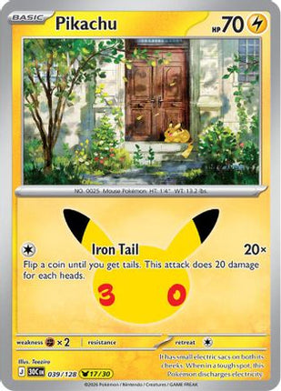 Pikachu - 039/128 039/128 - ME 30th Celebration Holofoil