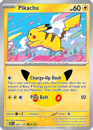 Pikachu - 042/128 042/128 - ME 30th Celebration Holofoil