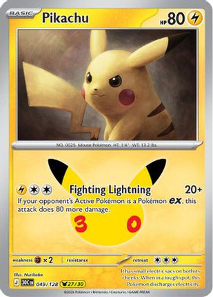 Pikachu - 049/128 049/128 - ME 30th Celebration Holofoil