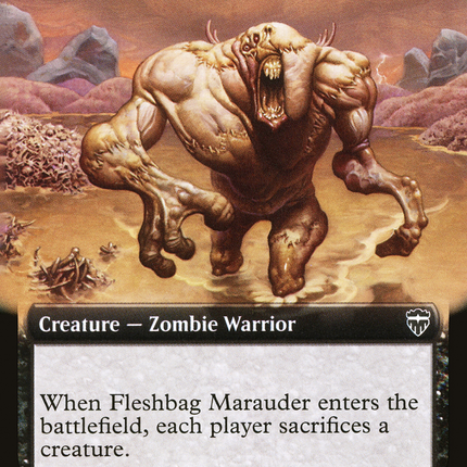 Fleshbag Marauder (Extended Art) [Commander Legends]