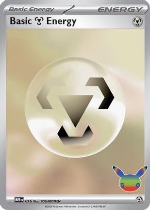 Basic Metal Energy - 016 (30th Celebration) 016- MEE Mega Evolution Energies Holofoil