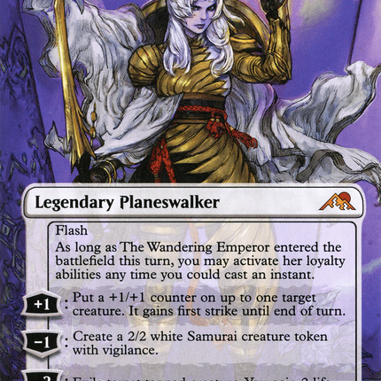 The Wandering Emperor (Borderless) [Kamigawa: Neon Dynasty]