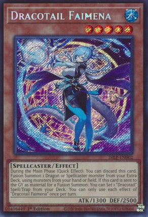 Dracotail Faimena (Secret Rare)  [26LP-EN002] Limited Pack World Championship 2026 1st Edition