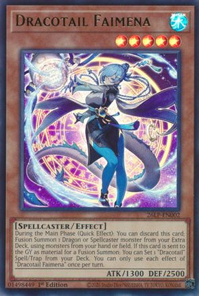 Dracotail Faimena (Ultra Rare) [26LP-EN002] Limited Pack World Championship 2026 1st Edition