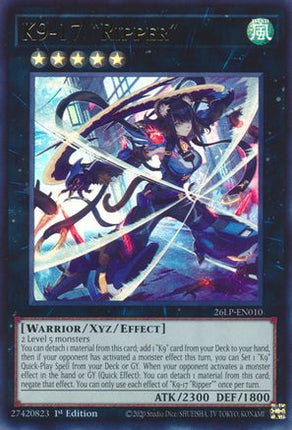 K9-17 Ripper (Ultra Rare) [26LP-EN010] Limited Pack World Championship 2026 1st Edition