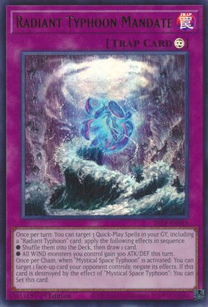 Radiant Typhoon Mandate (Ultra Rare) [26LP-EN015] Limited Pack World Championship 2026 1st Edition