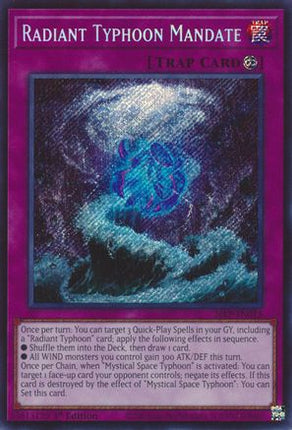 Radiant Typhoon Mandate (Secret Rare)  [26LP-EN015] Limited Pack World Championship 2026 1st Edition