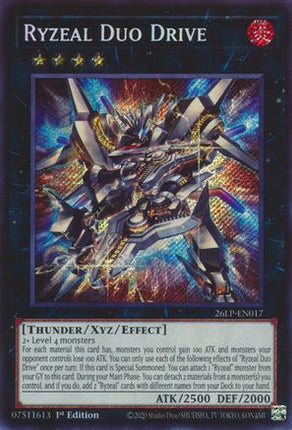 Ryzeal Duo Drive (Secret Rare)  [26LP-EN017] Limited Pack World Championship 2026 1st Edition