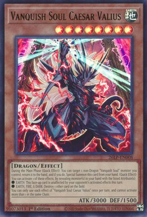 Vanquish Soul Caesar Valius (Ultra Rare) [26LP-EN008] Limited Pack World Championship 2026 1st Edition