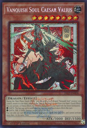 Vanquish Soul Caesar Valius (Alternate Art) (Secret Rare) [26LP-EN008] Limited Pack World Championship 2026 1st Edition