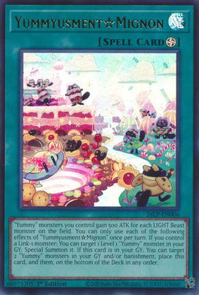 YummyusmentMignon (Ultra Rare) [26LP-EN006] Limited Pack World Championship 2026 1st Edition
